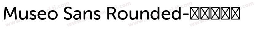 Museo Sans Rounded字体转换